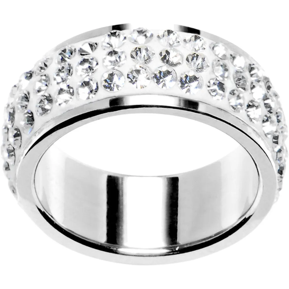 Size 6 - Clear Crystal Ferido Ring