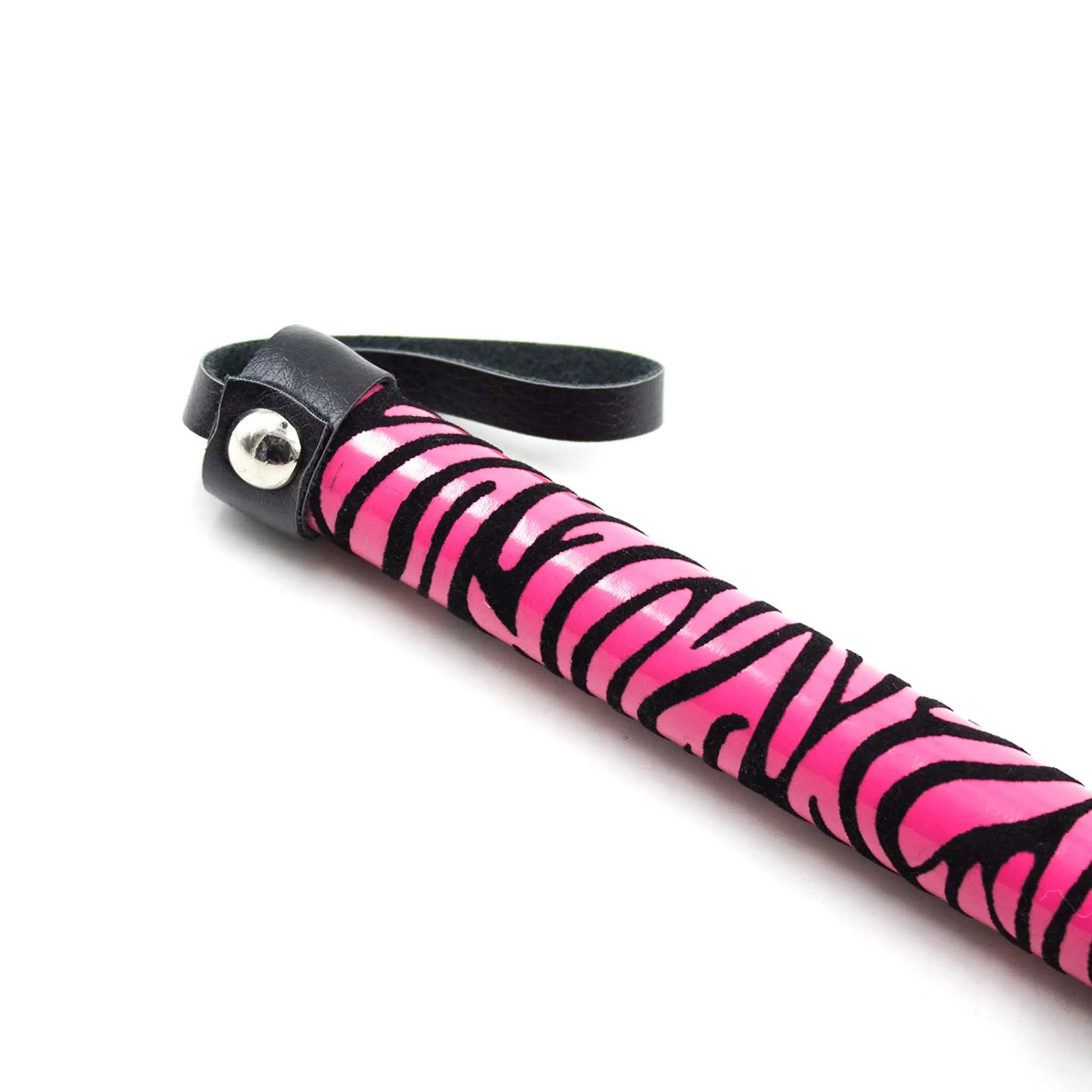 Smart Moves - Leopard Flogger - 38 cm - Zwart/Roze