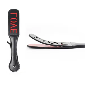 Smart Moves - Paddle LOVE - 32 cm - Zwart/Rood