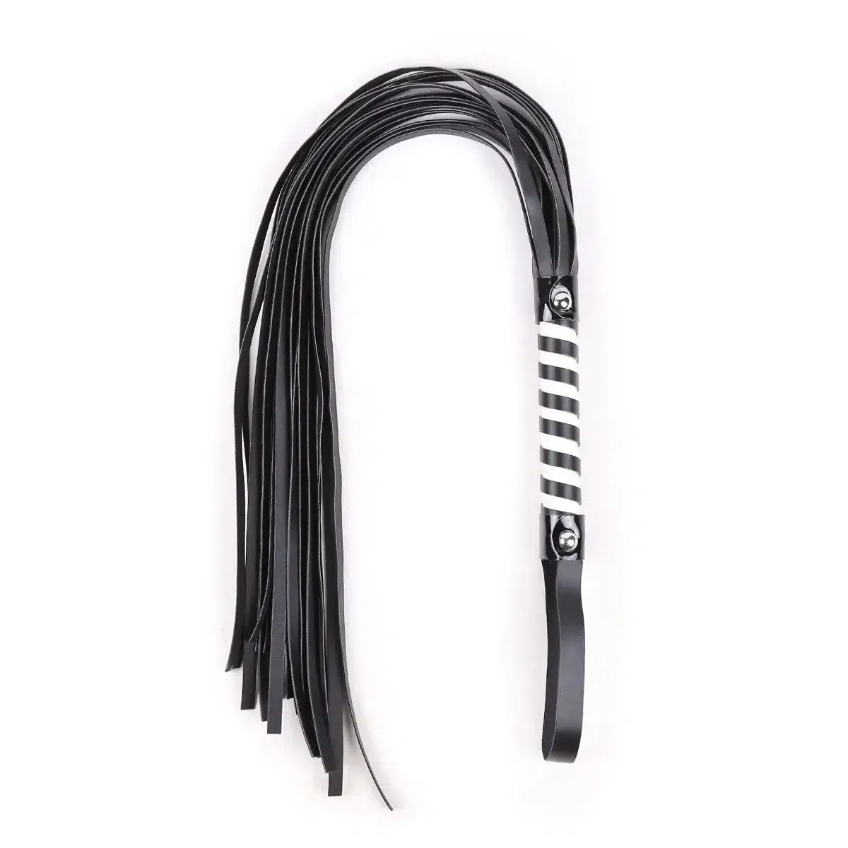 Smart Moves - Striped Flogger - Zwart/Wit