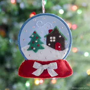 Snow Globe Ornament PDF PATTERN