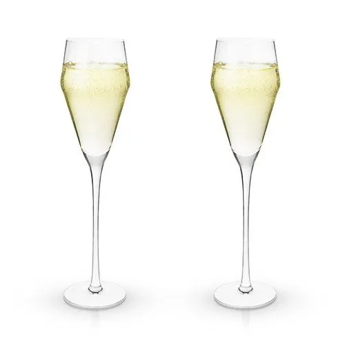 So Chic Crystal Prosecco Flutes