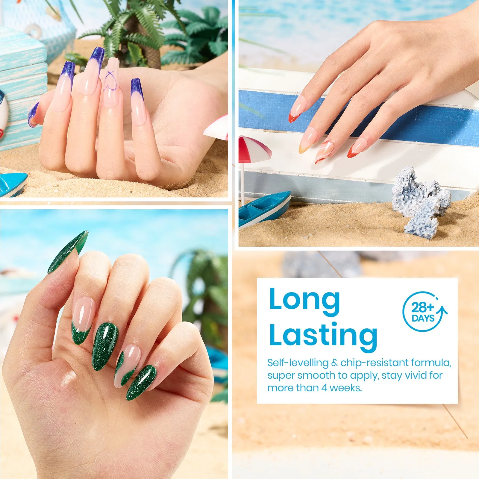 Sparkling Summer | 6 Colors Gel Polish Set