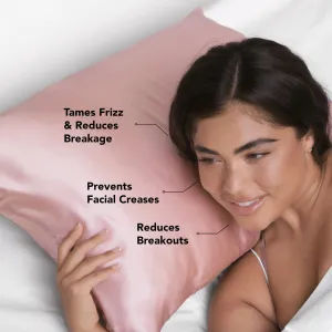Standard Satin Pillowcase - Blush