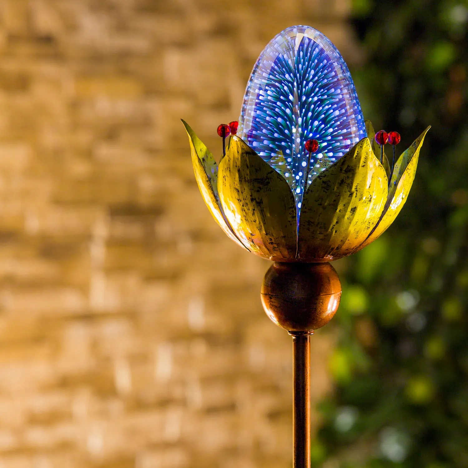 Stargazing Petals and Pollen Solar Garden Stake,zq2sp4983