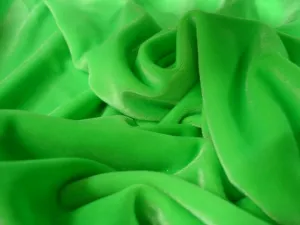 Stretch Velvet - Fluro Lime