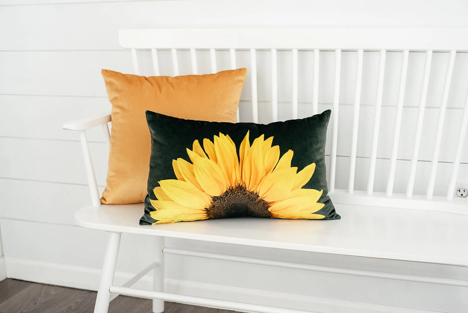 Sunflower Lumbar Pillow, College Student Gift, Mother's Day Gift, Christmas Gift