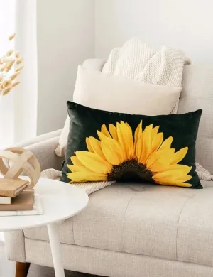 Sunflower Lumbar Pillow, College Student Gift, Mother's Day Gift, Christmas Gift