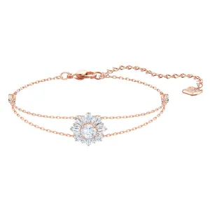 Sunshine Medium White Rose Gold Plating Bracelet