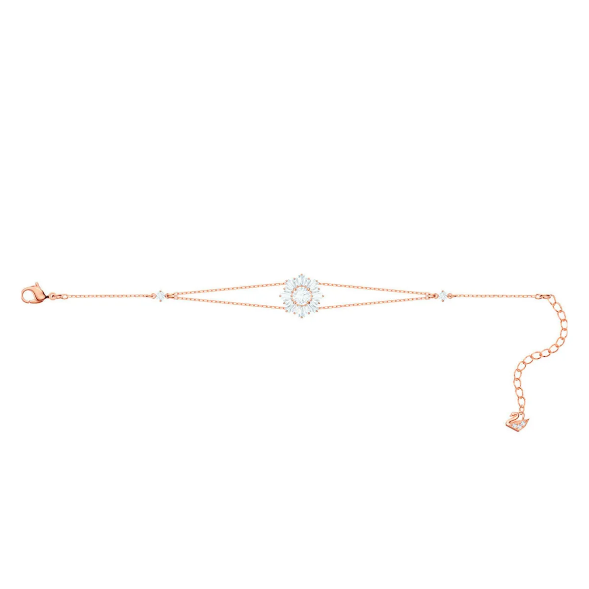 Sunshine Medium White Rose Gold Plating Bracelet