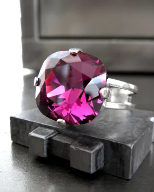 SWEET - Magenta Crystal Ring