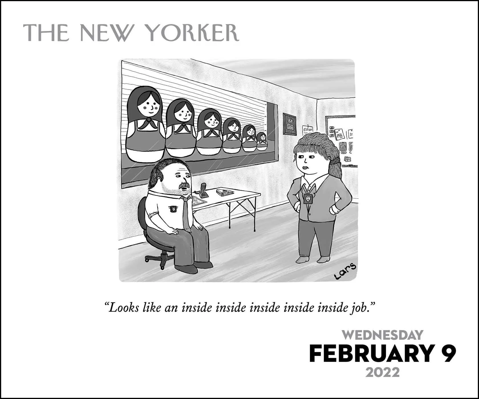 The 2022 New Yorker Desk Calendar -Tip A Day- Item #294022