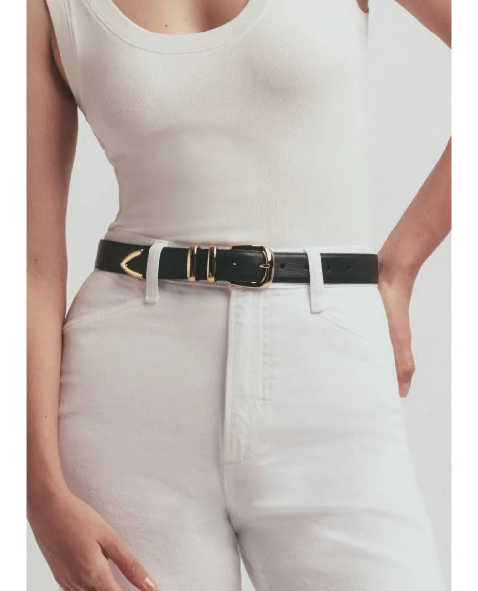 The Jordan Belt Black Gold