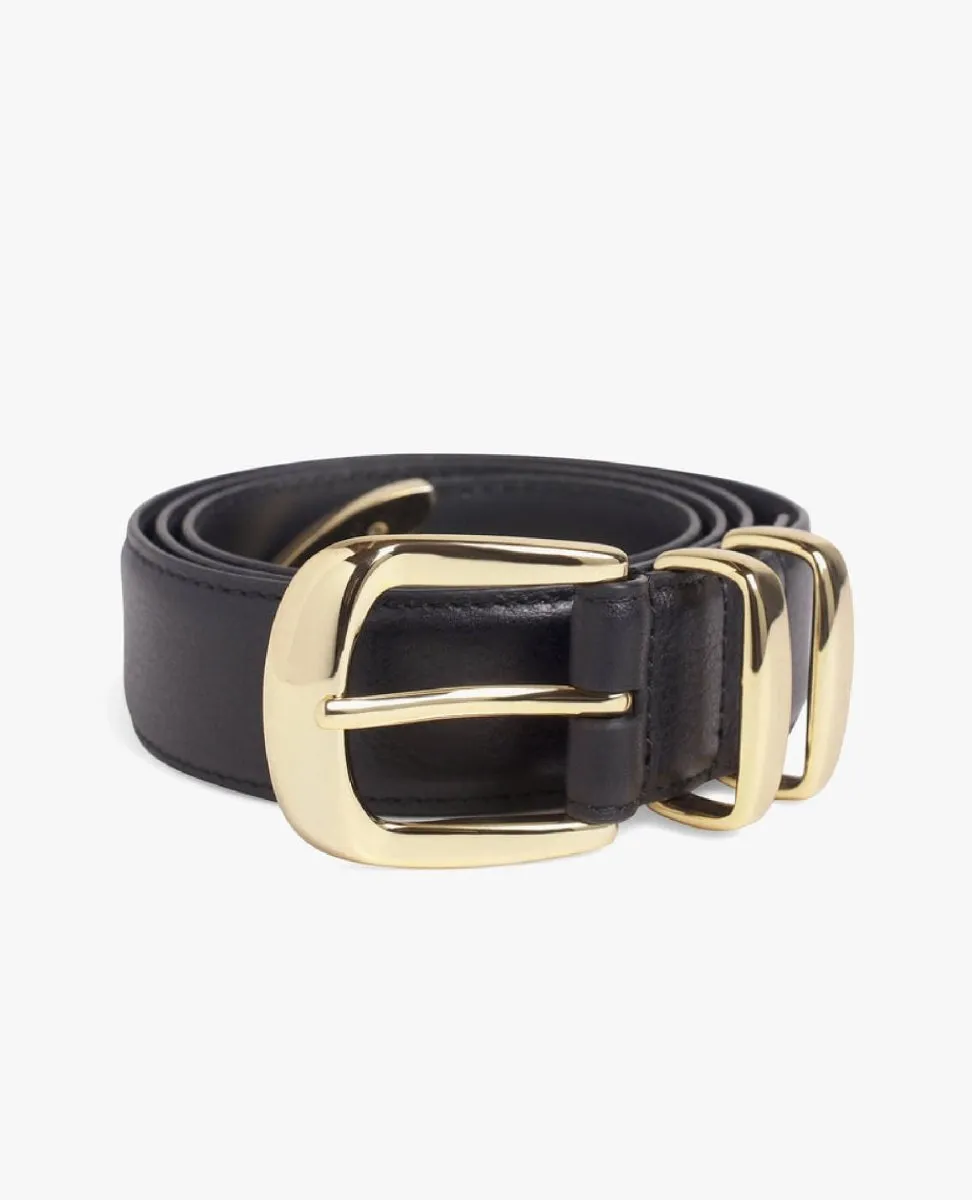 The Jordan Belt Black Gold