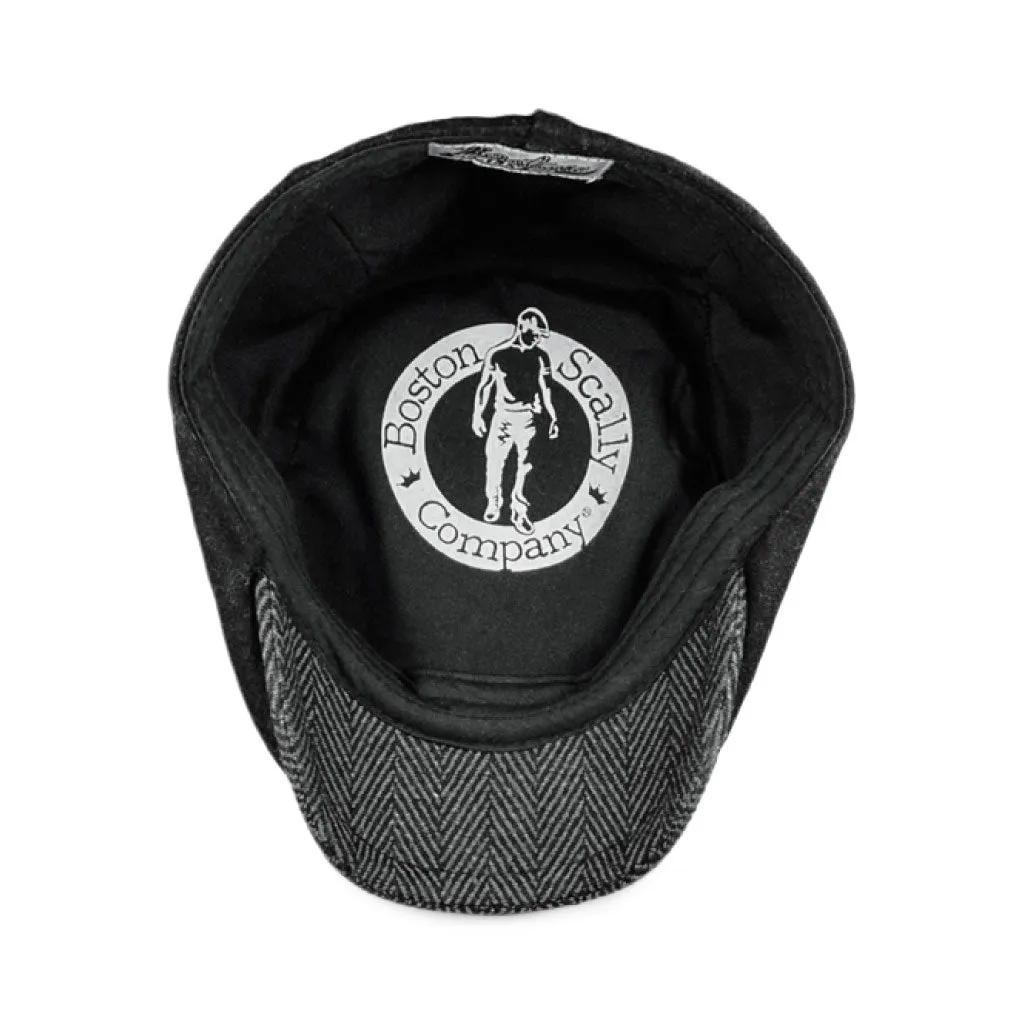 The Sidestreet Boston Scally Cap - Black