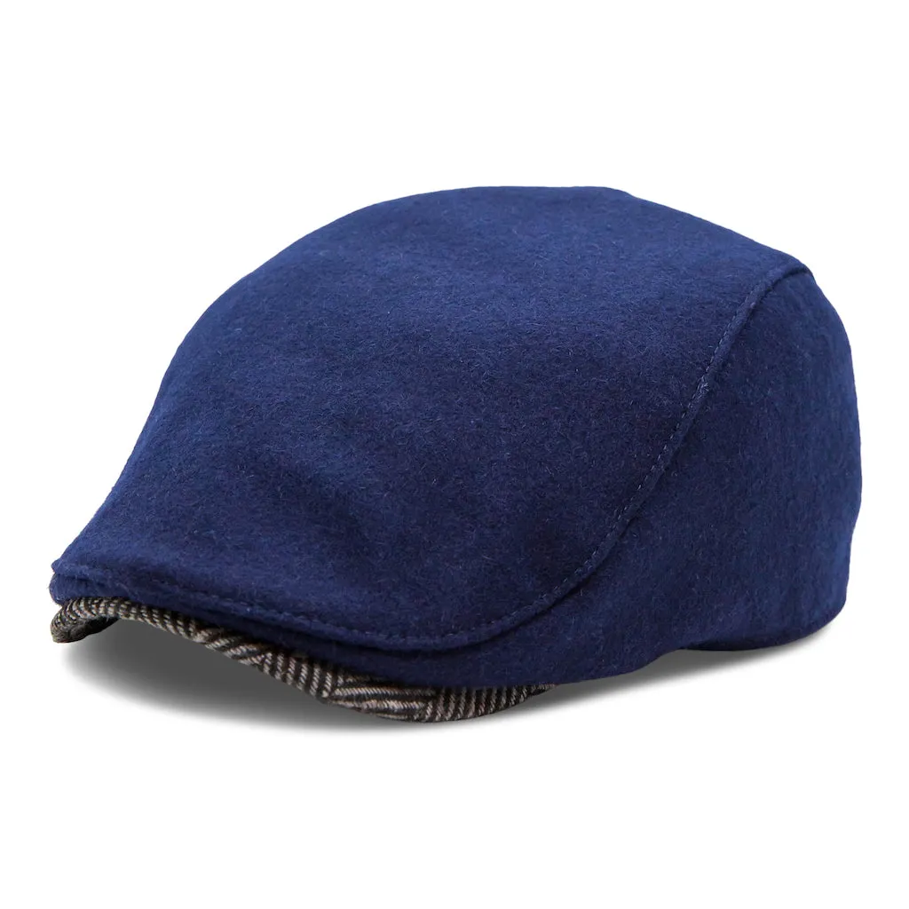 The Sidestreet Boston Scally Cap - Navy