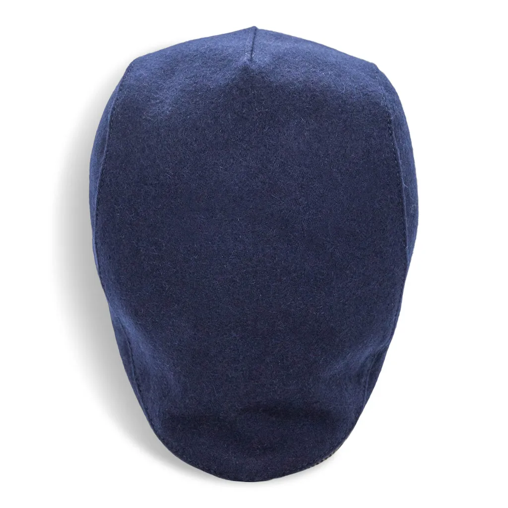 The Sidestreet Boston Scally Cap - Navy