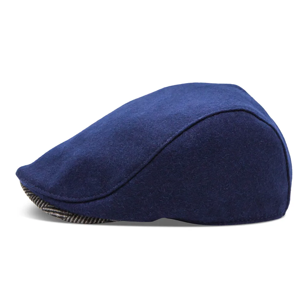 The Sidestreet Boston Scally Cap - Navy