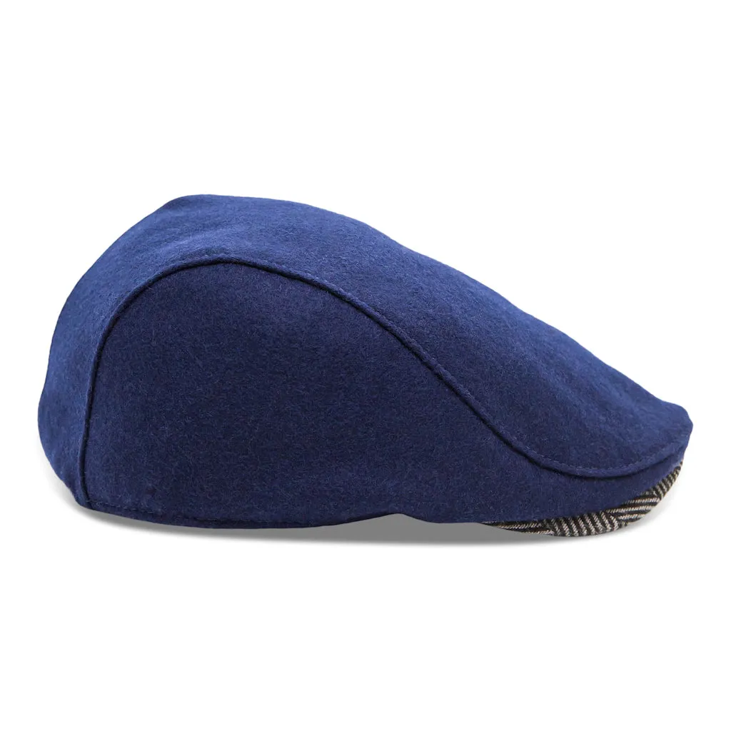 The Sidestreet Boston Scally Cap - Navy