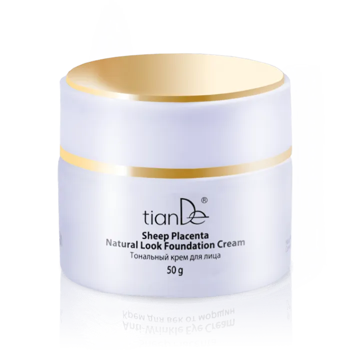 Tiande Sheep Placenta Natural Look Foundation Cream