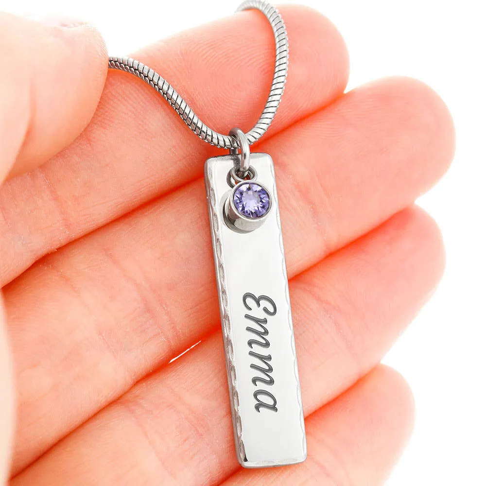 To My Gorgeous Wife from Husband Birthstone Text