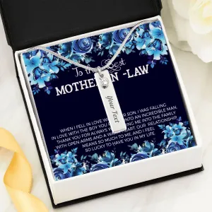To the Best Mother In Law-Birthstone Necklace