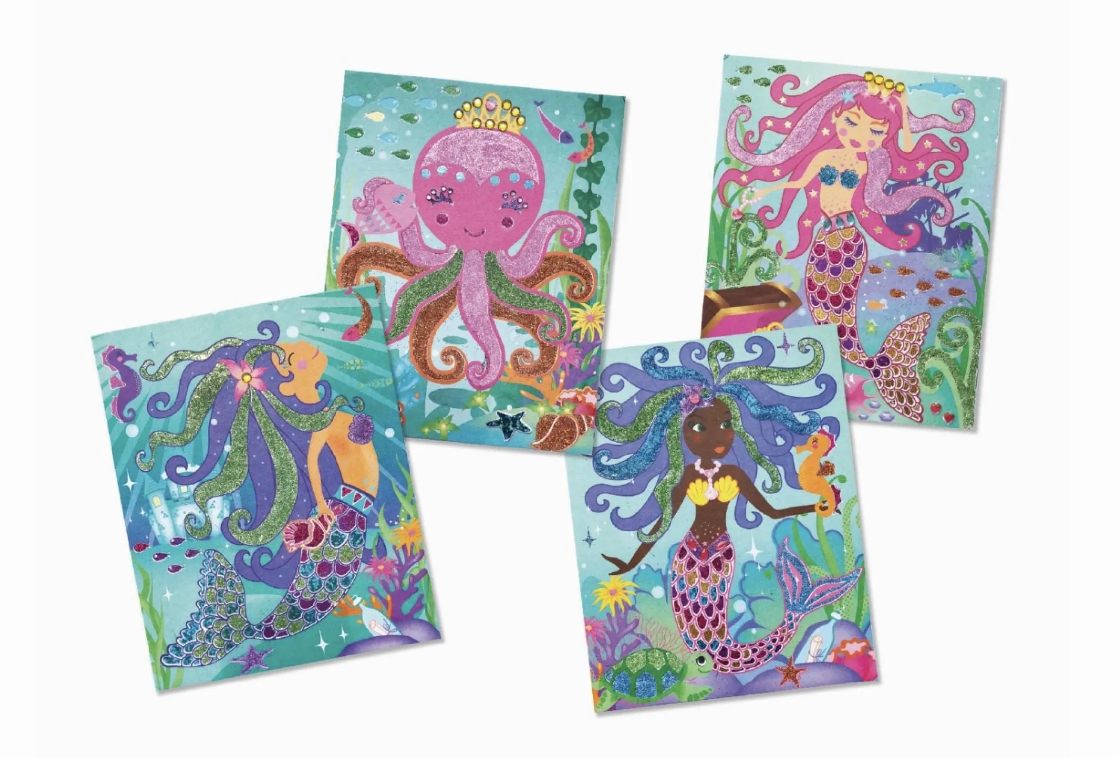 Totally Mermaids Glitter & Foil Art Set