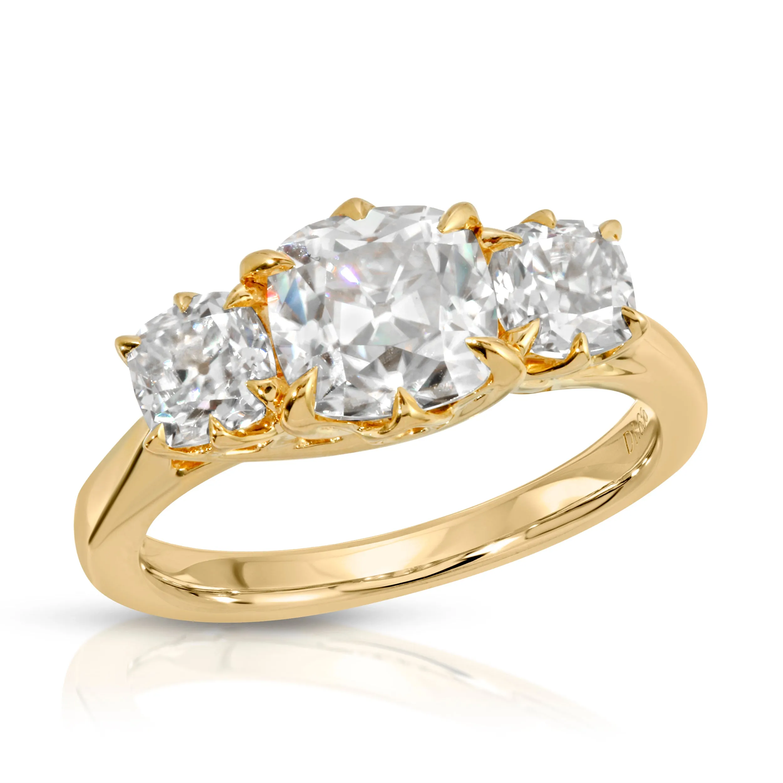 Tressa | Three Stone Moissanite Ring