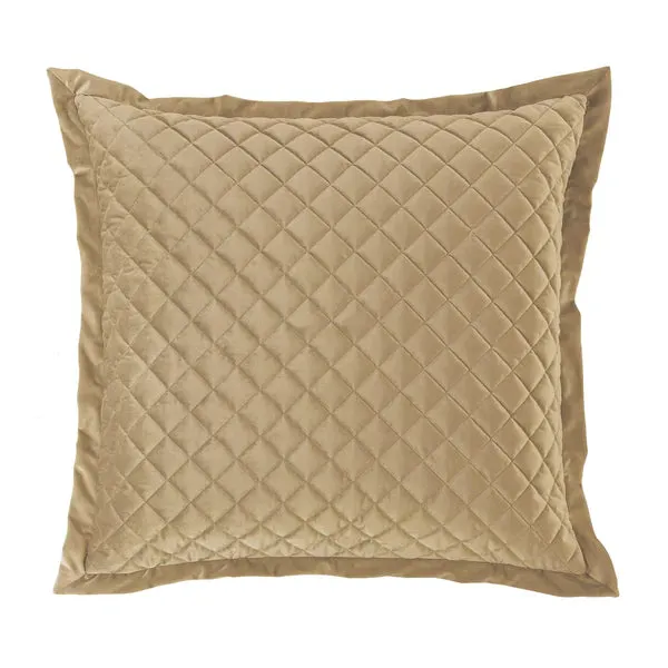 Velvet Diamond Quilted Euro Sham