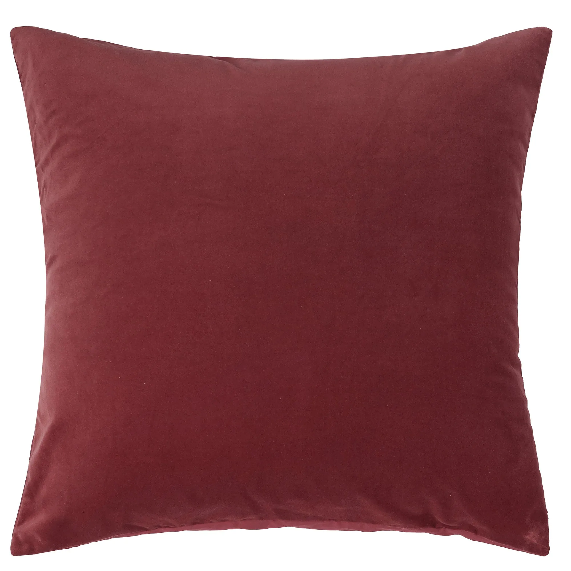 Vintage Design Cotton Velvet European Pillowcases - Rouge Cotton Velvet