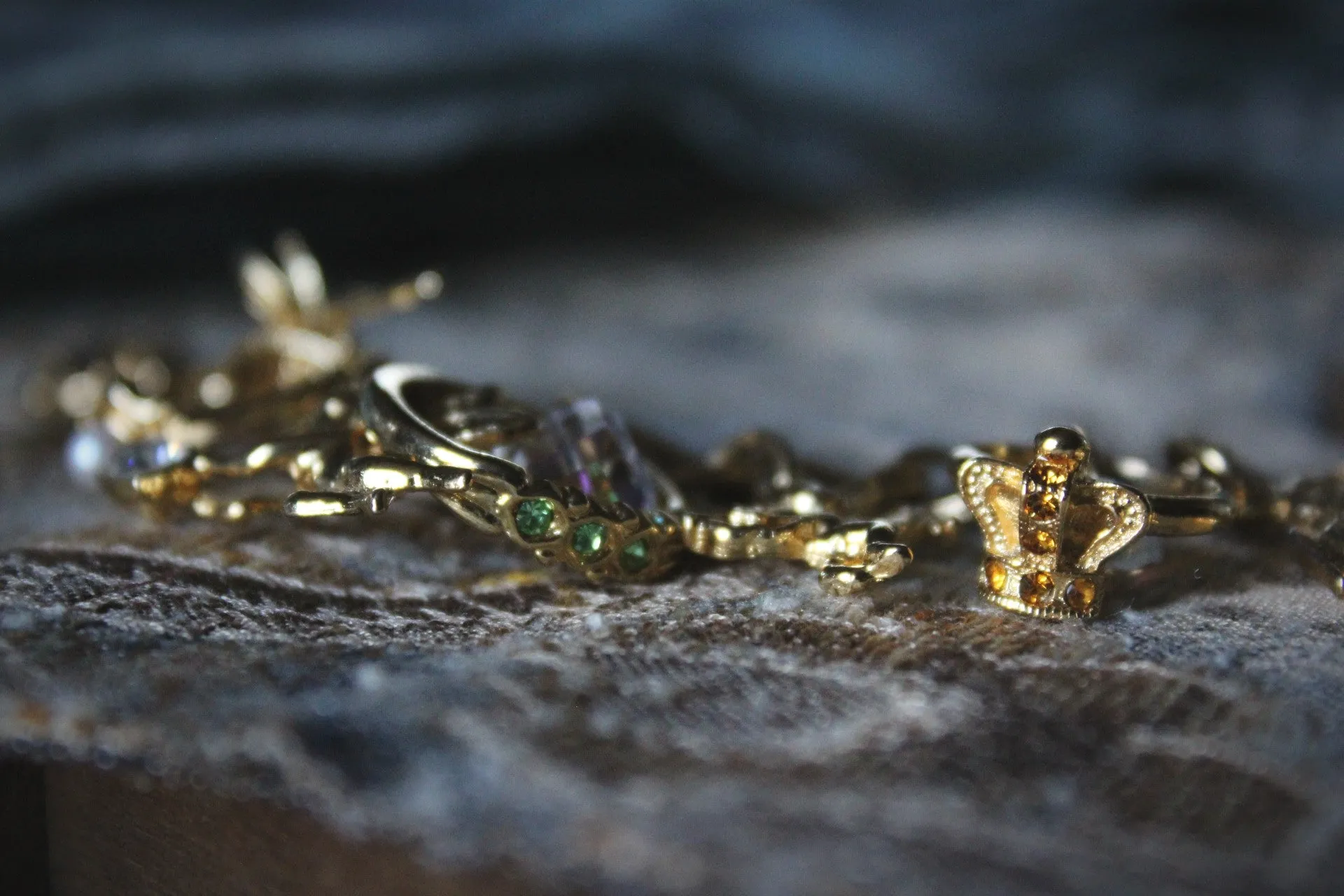 Vintage Kirk's Folly Angel Charm Bracelet.