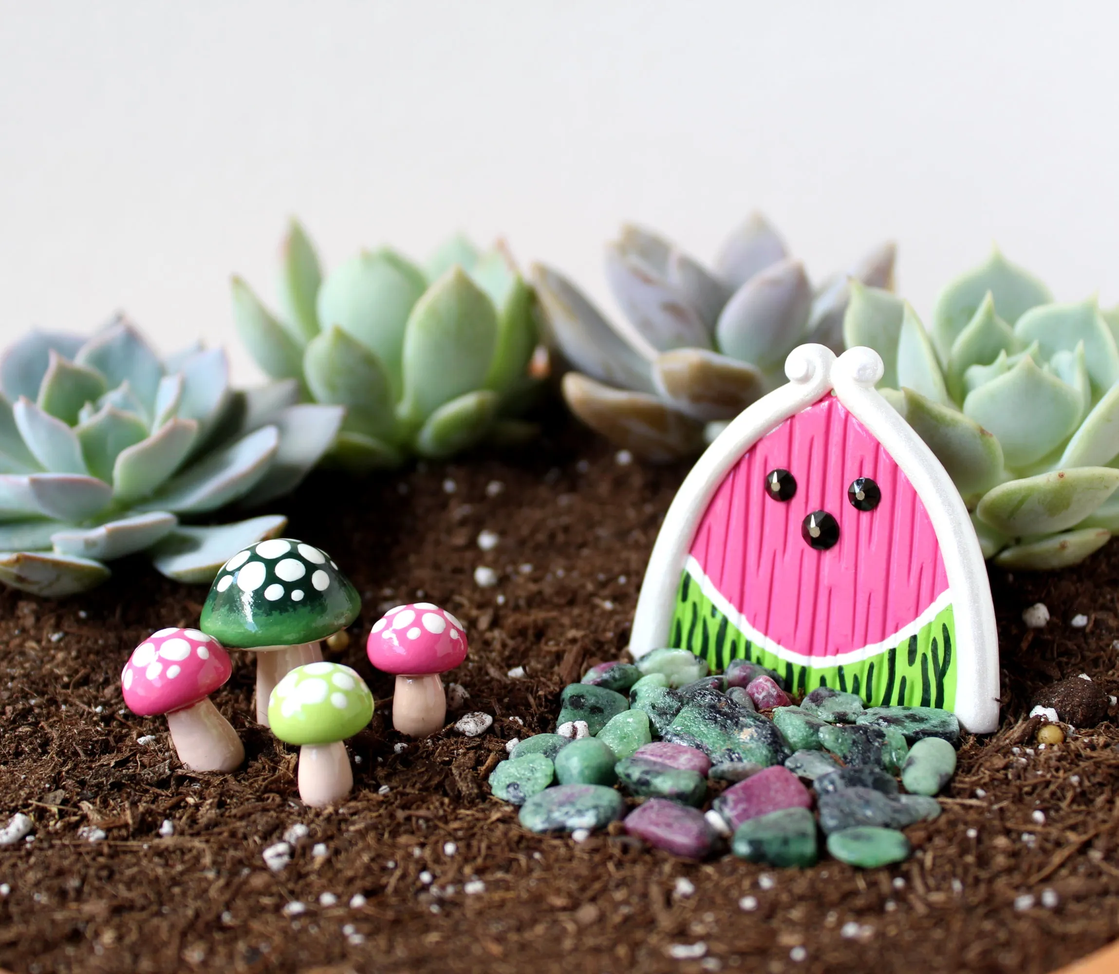Watermelon Fairy Garden Kit