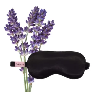 Weighted Lavender Satin Eye Mask