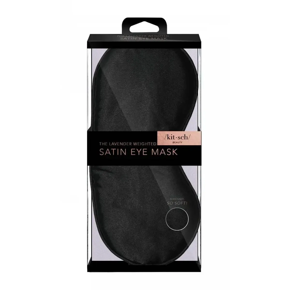 Weighted Lavender Satin Eye Mask
