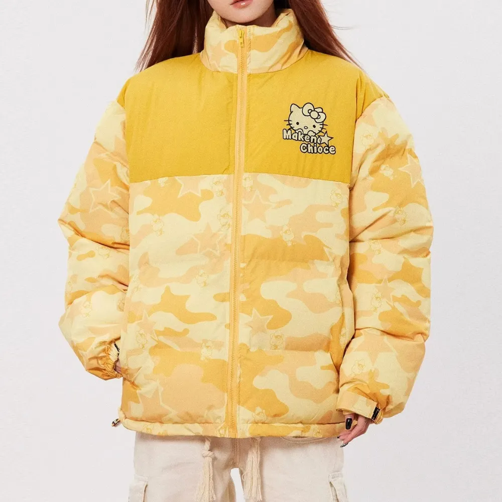 Women's Cute Cartoon Kitten Coat