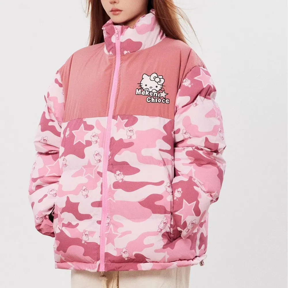Women's Cute Cartoon Kitten Coat