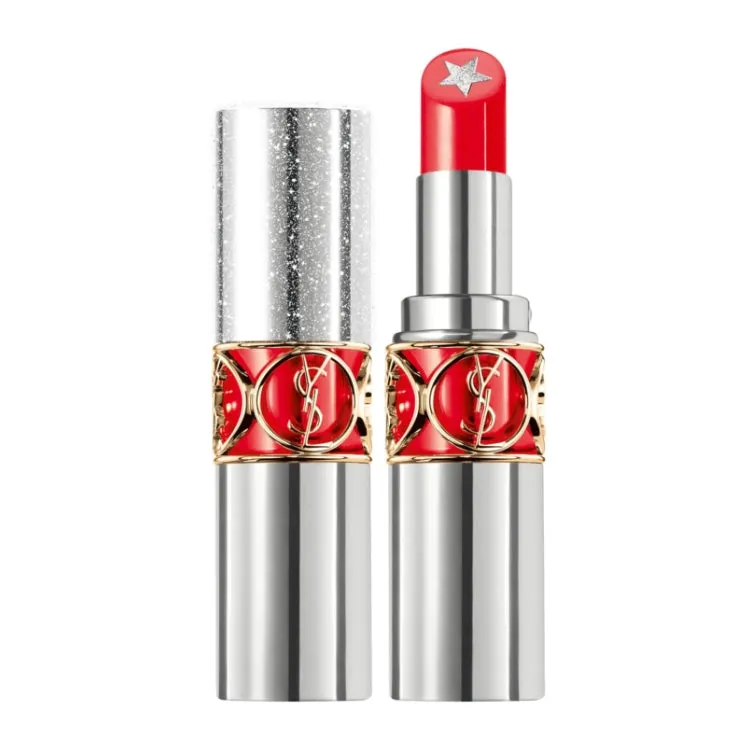 Yves Saint Laurent - Rouge Volupté Rock'N Shine - Étoile Pailletée Couleur & Brillance - Glitter Star Core Sparkling Colour & Shine