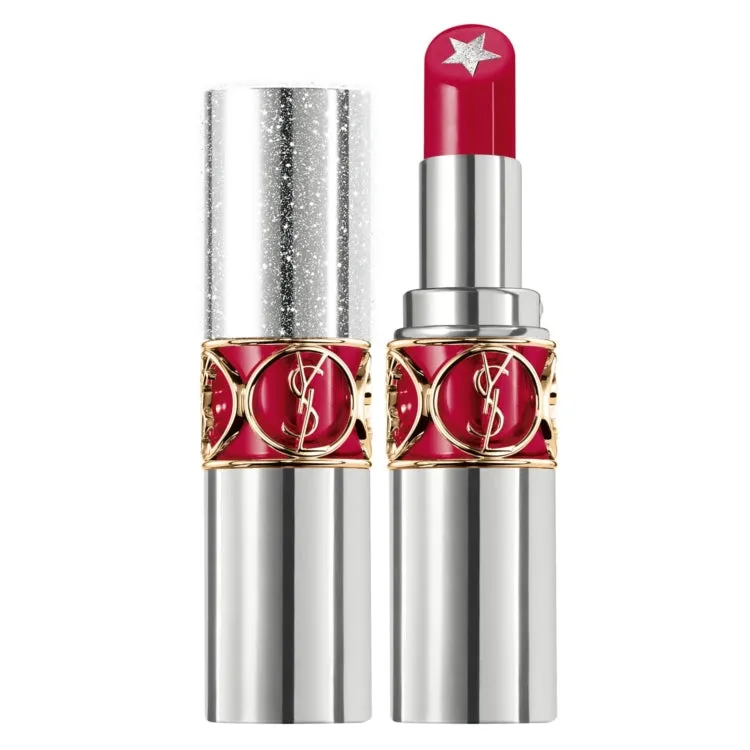 Yves Saint Laurent - Rouge Volupté Rock'N Shine - Étoile Pailletée Couleur & Brillance - Glitter Star Core Sparkling Colour & Shine