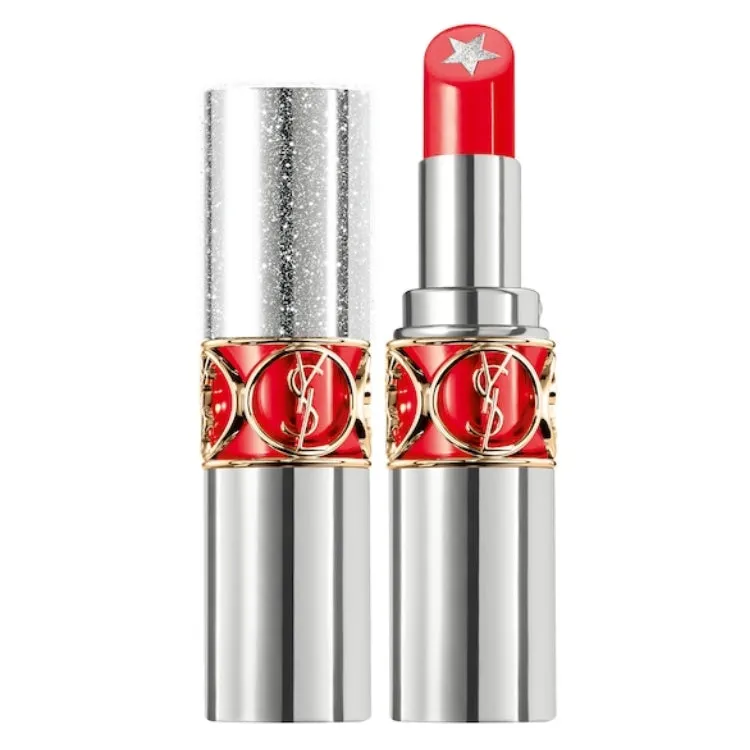 Yves Saint Laurent - Rouge Volupté Rock'N Shine - Étoile Pailletée Couleur & Brillance - Glitter Star Core Sparkling Colour & Shine